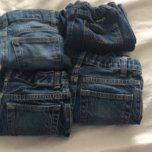 3 pairs of bgosh jeans 1 pair of wranglers